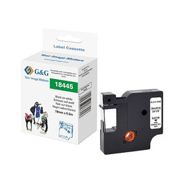 G&G Cinta de etiquetas compatible con Dymo Rhino18445