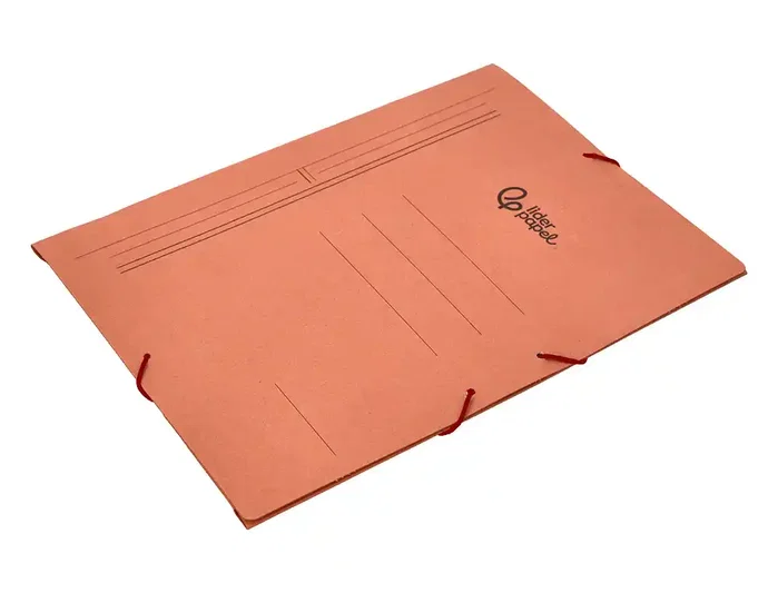 Liderpapel Carpeta de solapas color cuero formato folio Liderpapel Carpeta de solapas color cuero formato folio