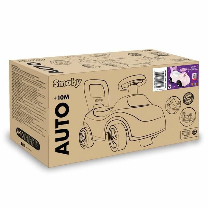 Smoby Portabebés 2 en 1 Princesas Disney con caja bajo el sillín y bocina Smoby Portabebés 2 en 1 Princesas Disney con caja bajo el sillín y bocina
