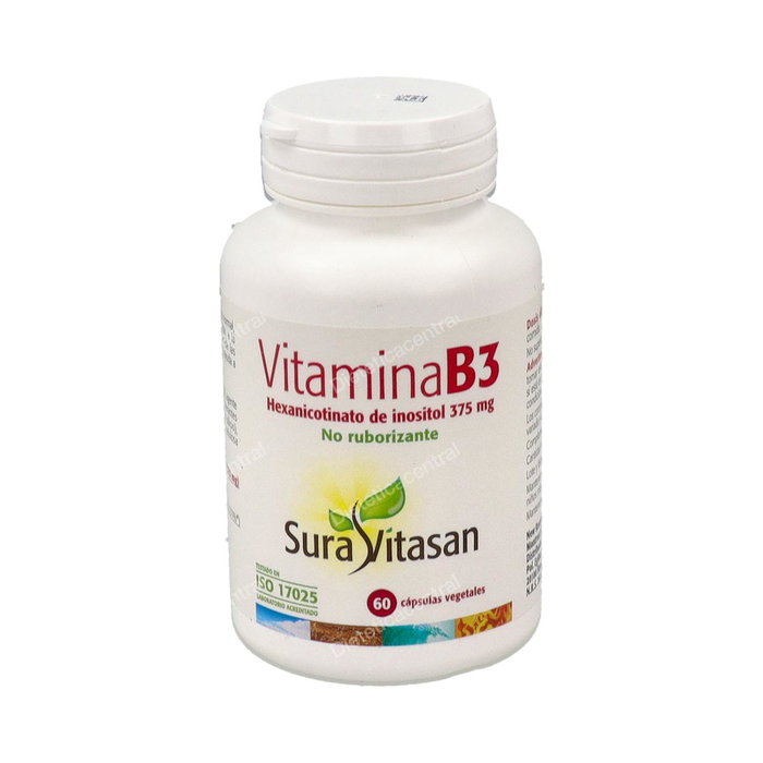 SURA VITASAN Vitamina B3 60 Cápsulas Vegetales