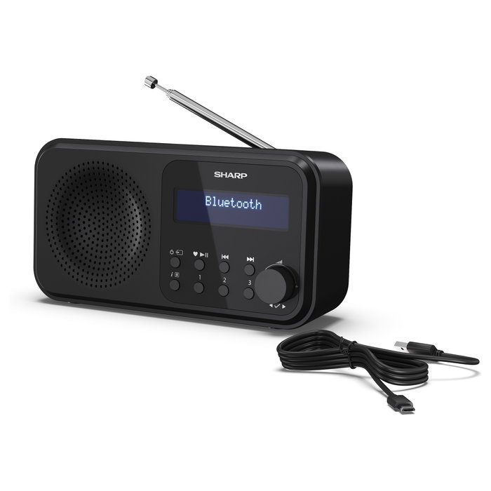 Sharp DR-P420 Radio Digital Portátil Midnight Black Sharp DR-P420 Radio Digital Portátil Midnight Black