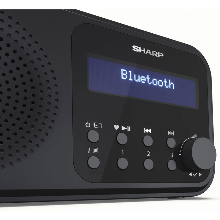Sharp DR-P420(BK) Radio Digital Portátil Negro