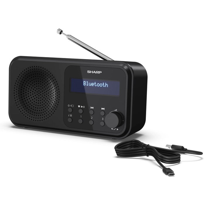 Sharp DR-P420(BK) Radio Digital Portátil Negro