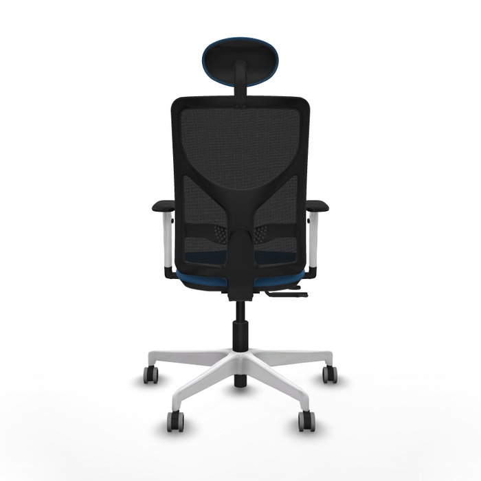 PIQUERAS Y CRESPO Silla de oficina Motilla Azul claro/Negro con mecanismo Sincro/Traslack PIQUERAS Y CRESPO Silla de oficina Motilla Azul claro/Negro con mecanismo Sincro/Traslack