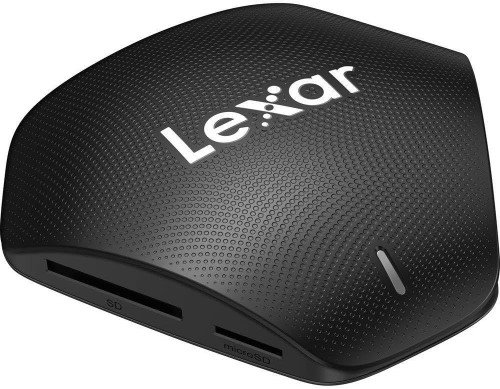 Lexar LRW500URB Lector de Tarjetas Multi-Card 3-en-1 USB 3.2 Gen 1 Type-C Negro Compatible con MicroSD SD SDHC SDXC