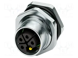 PHOENIX CONTACT Conector M12 Hembra 5 Pines Recto Industrial