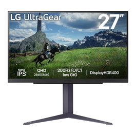 LG 27GS85QX-B UltraGear Gaming Monitor 27'' QHD Nano IPS