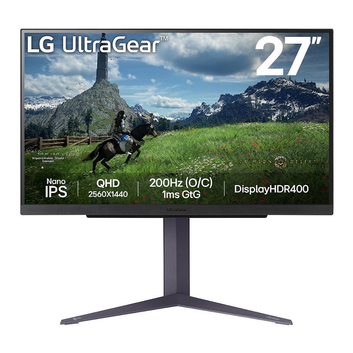 LG 27GS85QX-B UltraGear Gaming WQHD 27 pulgadas IPS 180Hz 1ms Black LG 27GS85QX-B UltraGear Gaming WQHD 27 pulgadas IPS 180Hz 1ms Black