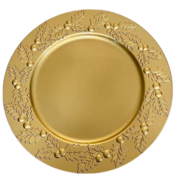 DKD Home Decor Bajoplato PP Dorado 33x1,5x33