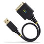StarTech.com Adaptador USB a Serie RS232 DB9 30cm FTDI Negro