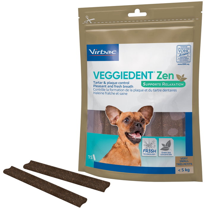 Virbac Veggiedent ZEN XS <5kg 15 ud Virbac Veggiedent ZEN XS <5kg 15 ud