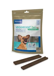 Virbac Veggiedent Zen XS Láminas Masticables para Perros <5kg, Control Mal Aliento, Antisarro
