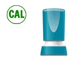 X'stamper Sello Quix Personalizable Redondo Color Verde Diámetro 14 mm Q-32