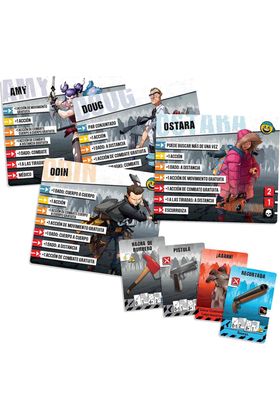 CMON Zombicide Segunda Edición Juego de Mesa Cooperativo 1-6 Jugadores Edad 14+ Español con 88 Miniaturas y 25 Misiones