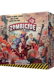 CMON Zombicide Segunda Edición Juego de Mesa Cooperativo 1-6 Jugadores Edad 14+ Español con 88 Miniaturas y 25 Misiones