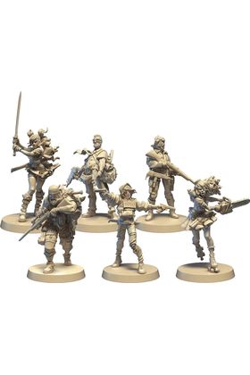 CMON Zombicide Segunda Edición Juego de Mesa Cooperativo 1-6 Jugadores Edad 14+ Español con 88 Miniaturas y 25 Misiones