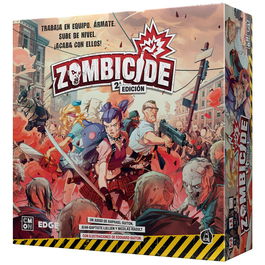 CMON Zombicide Segunda Edición - Juego de Mesa Cooperativo con 88 Miniaturas, 12 Supervivientes y 25 Misiones en Español