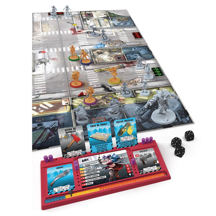CMON Zombicide Segunda Edición - Juego de Mesa Cooperativo en Español, con 88 Miniaturas, para 1-6 Jugadores, +14 Años, Duración 60 Min