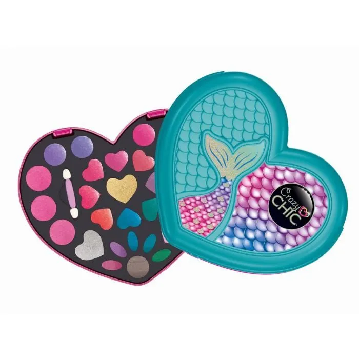 Clementoni CLE8005125187812 Sirene Makeup Sombras de Ojos y Brillos de Labios Kit de Maquillaje para Niñas a Partir de 6 Años