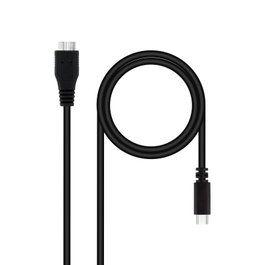 Nano Cable 10.01.1201-BK Cable USB 3.0 Tipo-C Macho - MicroUSB Macho 5Gbps 1m Negro