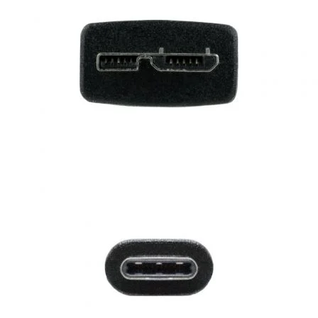 Nano Cable 10.01.1201-BK Cable USB 3.0 Tipo-C Macho - MicroUSB Macho 5Gbps 1m Negro Nano Cable 10.01.1201-BK Cable USB 3.0 Tipo-C Macho - MicroUSB Macho 5Gbps 1m Negro