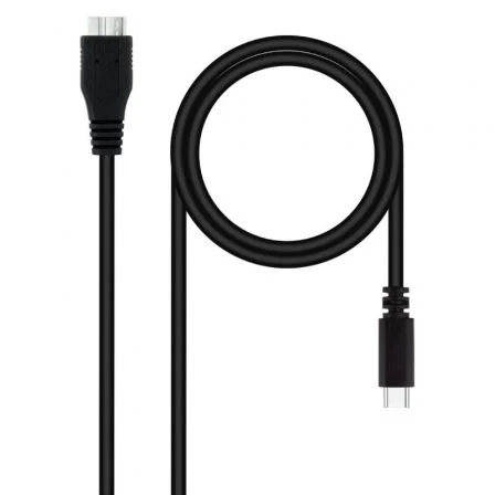 Nano Cable 10.01.1201-BK Cable USB 3.0 Tipo-C Macho - MicroUSB Macho 5Gbps 1m Negro Nano Cable 10.01.1201-BK Cable USB 3.0 Tipo-C Macho - MicroUSB Macho 5Gbps 1m Negro
