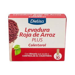 DIETISA Levadura Roja de Arroz Plus Colesterol 30 Cápsulas Vegano
