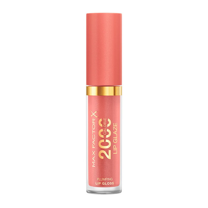 Max Factor 2000 Calorie Lip Glaze - Brillo de Labios - Tono #075 Pink Fizz 4.4 ml - Efecto Plumping - Con Ácido Hialurónico - Vegano