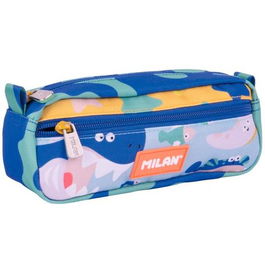 Milan Portatodo Rectangular 2 Cremalleras Serie Especial Blue Odyssey 21 x 8,5 x 6,1 cm