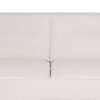 Sofá 3 Plazas Crema Tejido-Metal Salón 220 X 87 X 85 cm