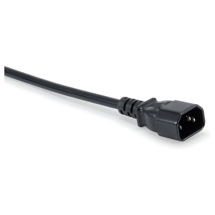 EQUIP PDU Rack 1U Horizontal 333310, Regleta de Potencia 8 Salidas IEC C14/C13, Cable 1.8m, 2500W, 10A, 220-240V, Aluminio Negro