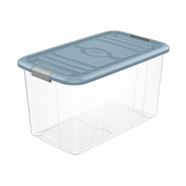 Mondex Caja de almacenaje Box con tapa doble cierre 30 l