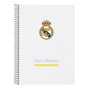 Safta Cuaderno Espiral Cuarto Real Madrid Equipación 25/26 80 Hojas