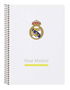Safta Libreta Cuarto Real Madrid Equip. 25/26 Tapa Dura 80 Hojas 15,5x22x1 Cm