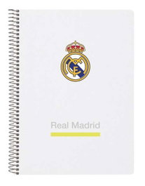 Safta Cuaderno Espiral Cuarto Real Madrid Equipación 25/26 80 Hojas