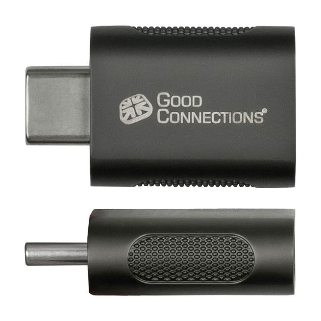GoodConnections Adaptador USB-C a USB-A 3.2 Gen.1 / USB 3.0 ST-BU Antracita, 5 Gbit/s, Acero Galvanizado