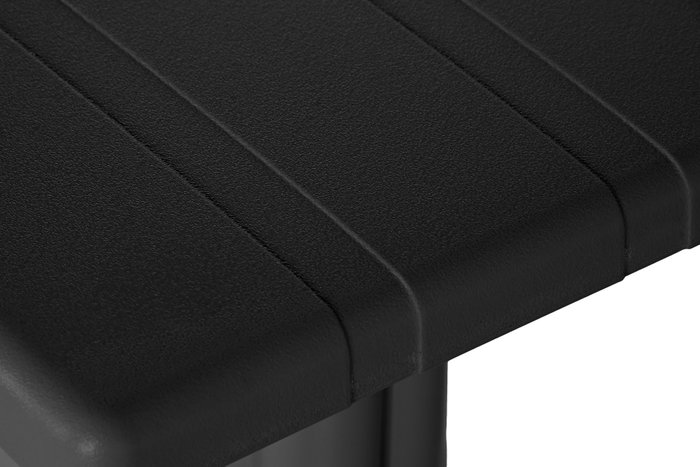 DKD Home Decor Mesa Terraza Y Jardin Barhotel Negro 70 x 70 x 75 cm