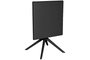 DKD Home Decor Mesa Terraza Y Jardin Barhotel Negro 70 x 70 x 75 cm