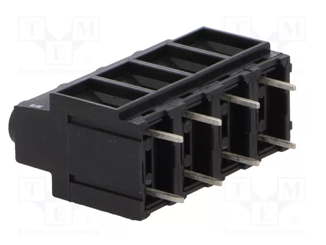 HARTING Conector de alimentación har-flexicon 10,16 TTSH-4 TB40 BK de 4 pines