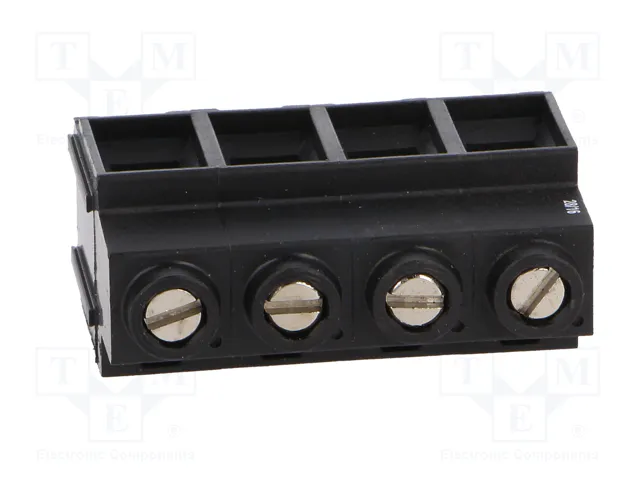 HARTING Conector de alimentación har-flexicon 10,16 TTSH-4 TB40 BK de 4 pines