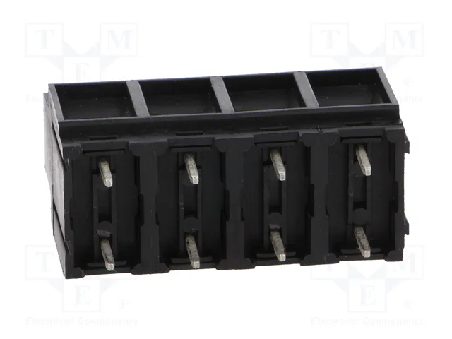 HARTING Conector de alimentación har-flexicon 10,16 TTSH-4 TB40 BK de 4 pines