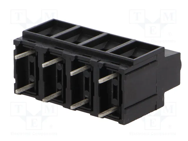 HARTING Conector de alimentación har-flexicon 10,16 TTSH-4 TB40 BK de 4 pines