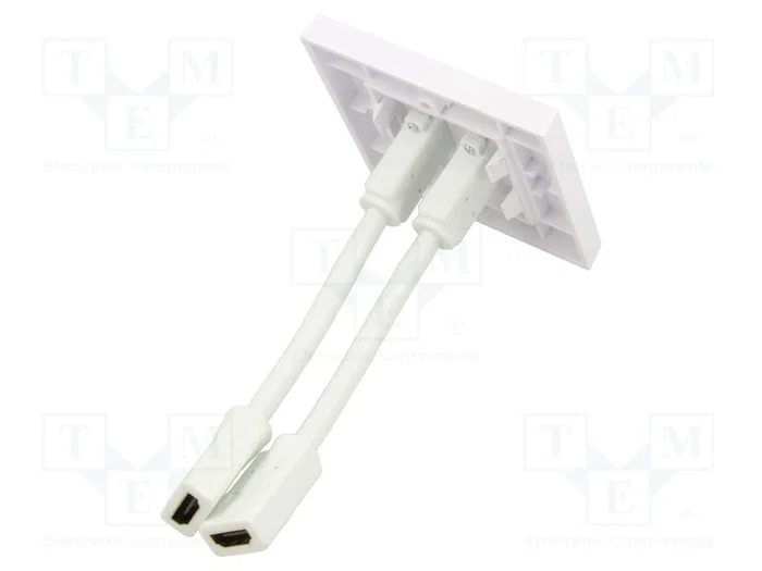GOOBAY Enchufe de pared HDMI x4 Blanco
