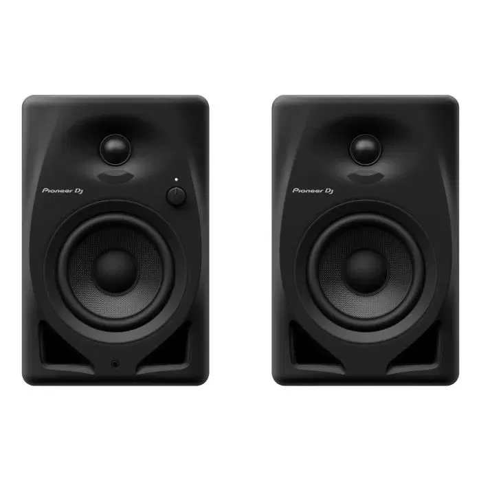 Pioneer DJ PIO4573201242464 Par de altavoces de monitorización de estudio DM-40D Bass Reflex 2x19W para DJ y Producción Negro