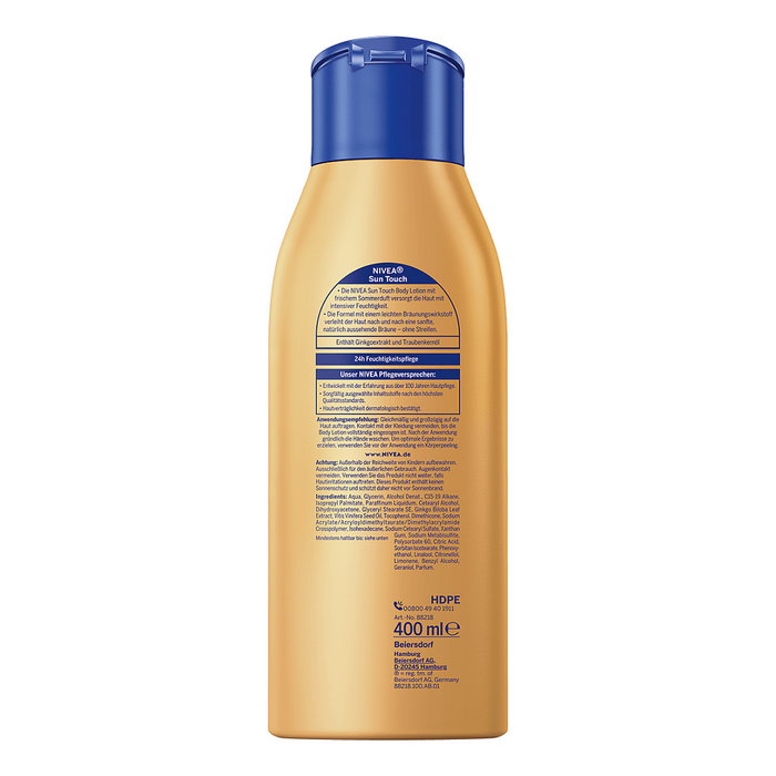 NIVEA Sun Touch SANFTE BRÄUNE Bodylotion 400,0 ml NIVEA Sun Touch SANFTE BRÄUNE Bodylotion 400,0 ml