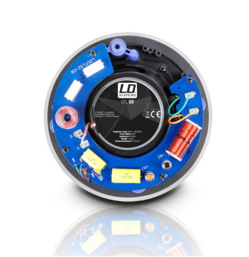 LD Systems LDCFL52 Altavoz de Pared de 2 Vías Sin Marco de 5.25" Blanco LD Systems LDCFL52 Altavoz de Pared de 2 Vías Sin Marco de 5.25" Blanco