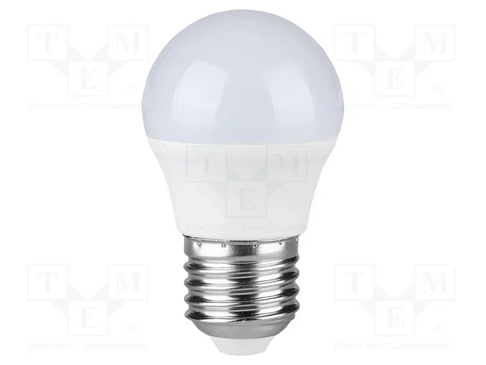 V-TAC Lámpara LED E27 Blanco Neutral 4,5W 470lm V-TAC Lámpara LED E27 Blanco Neutral 4,5W 470lm