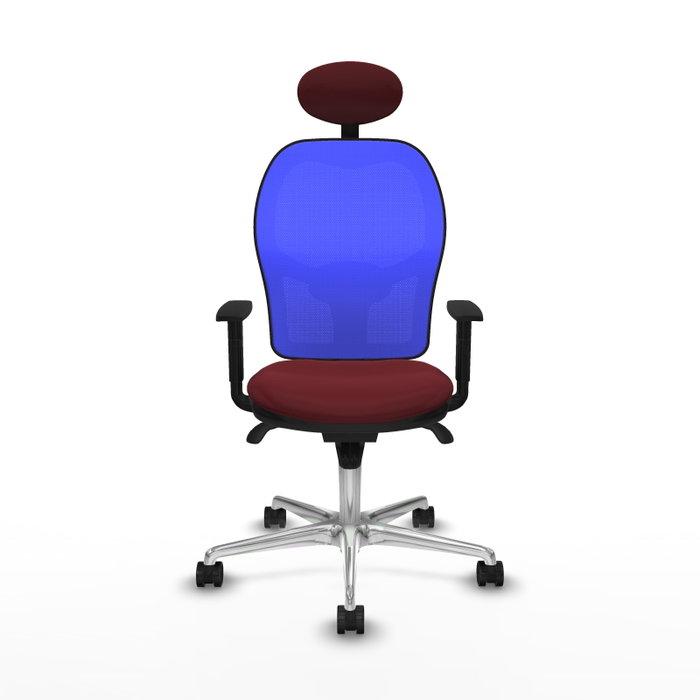 PIQUERAS Y CRESPO Silla de oficina Jorquera Granate y Azul PIQUERAS Y CRESPO Silla de oficina Jorquera Granate y Azul