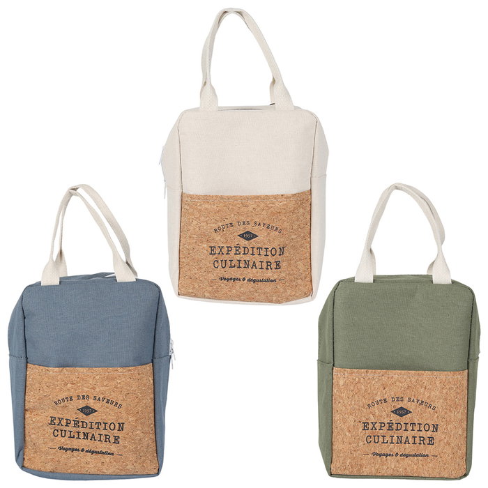 Cook Concept Bolsa Térmica "Corcho" 5 L Take Away Algodón y Poliéster con Interior de Aluminio