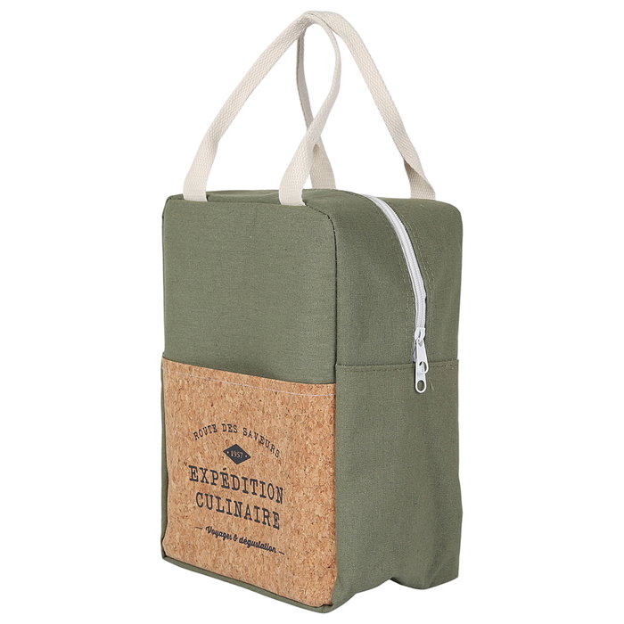 Cook Concept Bolsa Térmica "Corcho" 5 L Take Away Algodón y Poliéster con Interior de Aluminio